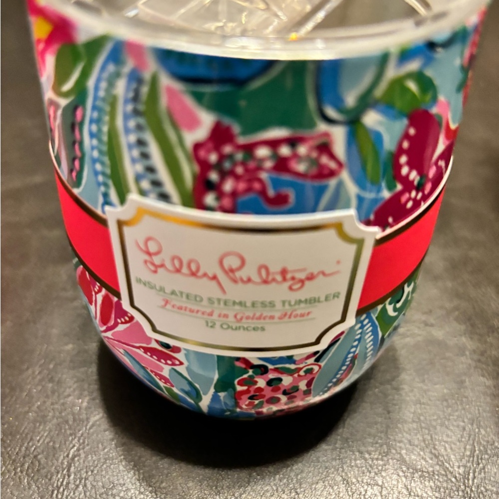 Lilly Pulitzer Insulated Stemless Tumbler  NWT